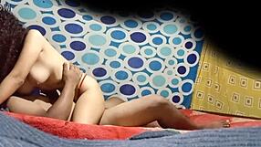 Spying on that Colombian teacher Alexia, busty and screaming?