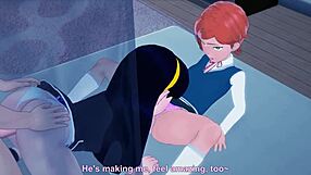 i'm obsessed with violet parr in wild threesome