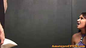 Bossy British Cfnm Babe Wanks Sub Cock, Doesn't She?