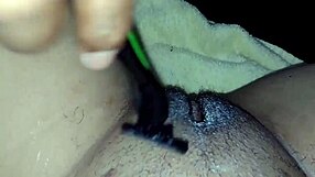Amateur husband prepares his wife for delivery to her lover who likes smooth pussy