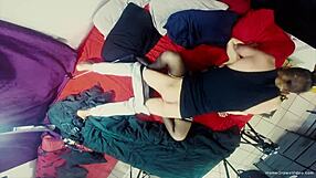 busty blonde kyla gets wild with fingering before hardcore fucking in stockings