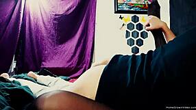 busty blonde kyla gets wild with fingering before hardcore fucking in stockings