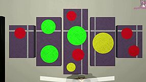 Escaping the sex doll room 1 with bukkake and big cock