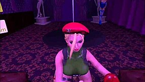 cammy white, ride that cock in virtual reality cosplay game