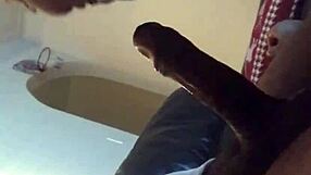 Damn, Look At This Pretty Ebony Gagging On Thickdickbandit’s Monster Cock In Sloppy Blowjob!