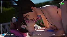 Themed Best of R34 Overwatch Tracer in Wild Compilation