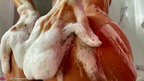 Wet pussy masturbation with vibrator leads to intense orgasm