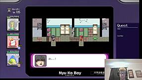 Leo-chan bent over doggystyle in game!