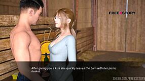 dusklight manor heats up as john licks mary's blonde-haired pussy in steamy scene 7