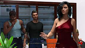 Anna Exciting Affection SE2 - Ep 60: Sexy Red Dress and Black Stockings Tempting?