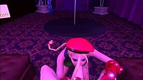 cammy white, ride that cock in virtual reality cosplay game