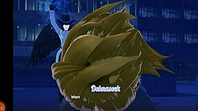 Wow, check out this anime blowjob parody