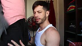 Novinho Sneaks Over for Rough Anal Pounding with Redhead Star