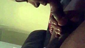 Damn, Look At This Pretty Ebony Gagging On Thickdickbandit’s Monster Cock In Sloppy Blowjob!