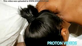 Black gay guy enjoys cumming on aunt's body