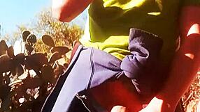 this guy is just relaxing and taking care of himself alone