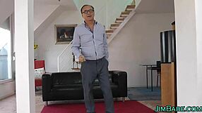 amateur jizzed by geezer