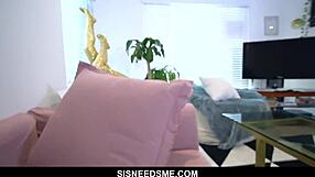 sexy stepsis teases a big cock before wild action in a steamy british-canadian clash.