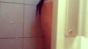 Hidden camera captures wife in intense masturbation session