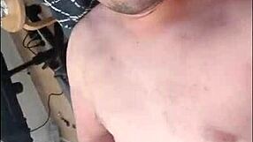 hot guy drenched in cum