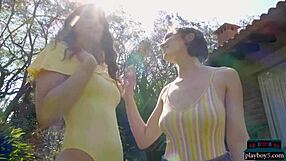 Megan Blake And Jay Marie Fuck In Pool With Big Tits