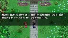 Henteria: Erotic pixel art game with anime-style characters