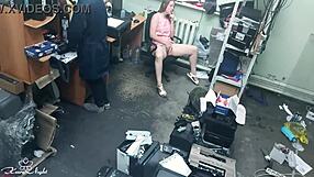 Public masturbator meets stranger and they both pleasure themselves