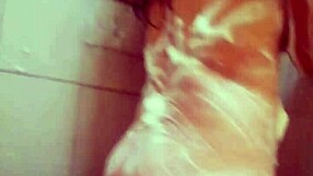 Hidden camera captures wife in intense masturbation session