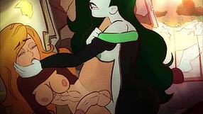Kim Possible and Shego Clash in Wild Futa Action
