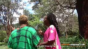 Bbw black african milfs share dildo in lesbian experiment