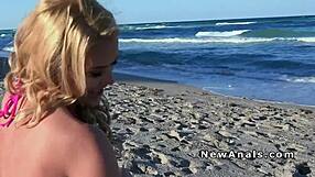 Blonde Girlfriend In Bikini Receives Anal Fuck From Big Cock In POV