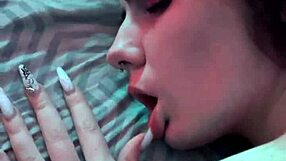 Stepsister Darcy Dark gets her tight pussy filled with cum after sucking