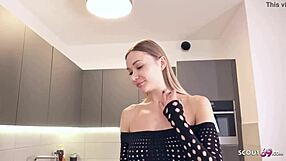 Public street casting turns into rough anal sex session