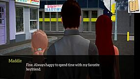 My new family game unfolds with a redhead teen in wild 3D