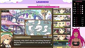 वीट्यूबर ल्यूडनेको एवेनिकल खेलते हुए बड़े चुचे दिखा रही - भाग 18