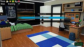 Milfy City Ep 38! Madrasta Deixou Olhar a Calcinha de Sara no Jogo Quente!