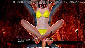 Trina's goddess plays with her big tits and fingers her shaved pussy in this masturbation fetish.