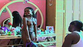 Naked casting with big titted ebony actress and others