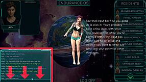 Big boobs and hot anime girls in space porn video
