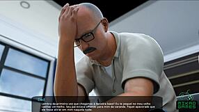 Milfy City Ep 38! Madrasta Deixou Olhar a Calcinha de Sara no Jogo Quente!