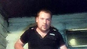 Russian cop gets his ass pounded with a vodka bottle