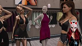 buying a sexy dress turns wild in steps of debauchery 16