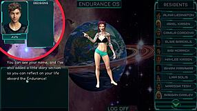 Big boobs and hot anime girls in space porn video
