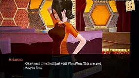 just chilling with my new family 203 in this erotic cartoon