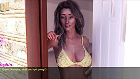 Wife and stepmother in intense erotic encounter