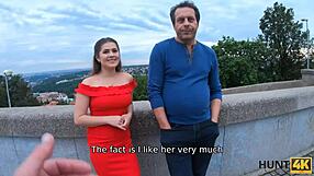 हंट4के हंटर ने बिल्स चुकाने के लिए आदमी की लड़की को चोदा