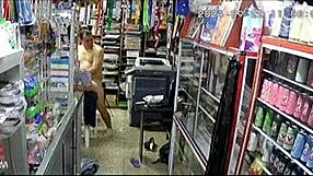 who knew checking security cameras would reveal such a mature anime massage surprise?