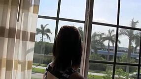 hey, wanna watch this tight shaved snatch get nailed hard in pov?