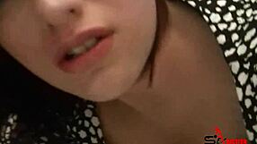 Redhead Sucks Big Dick In Public With Lulu And Jose