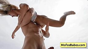 very flexible petite blonde teen sucking huge white dick and balls - emma bugg jmac